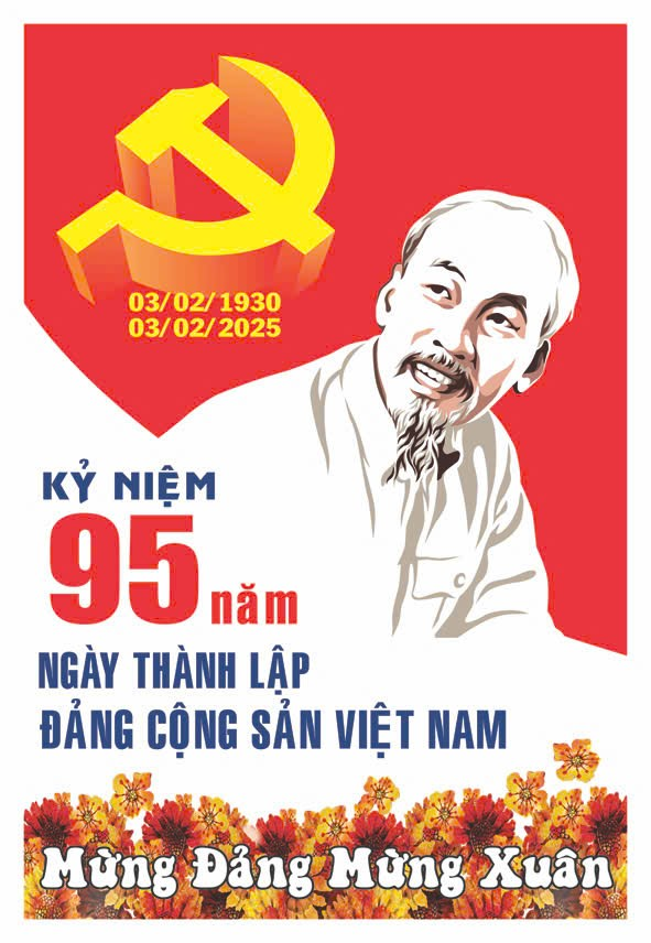 Kỷ niệm 95 năm Ngày thành lập Đảng Cộng sản Việt Nam (3/2/1930 - 3/2/2025): Đảng tiên phong, dân tộc anh hùng và khát vọng phát triển
