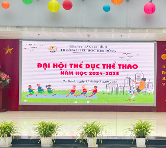 Trường Tiểu học Kim Đồng tổ chức Đại hội Thể dục Thể thao – Rèn luyện sức khỏe – Tinh thần vươn cao