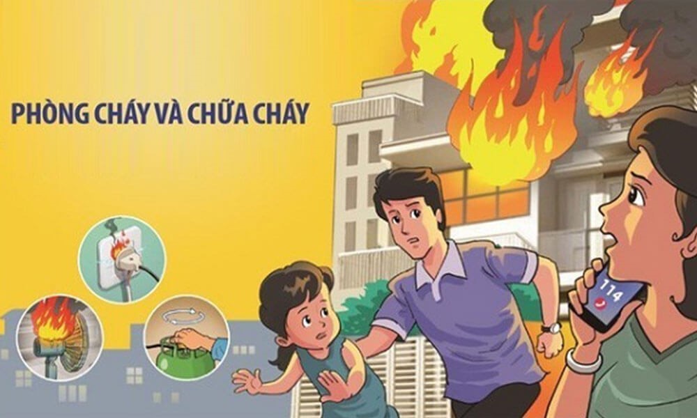 Kĩ năng xử lí khi có hỏa hoạn cho học sinh
