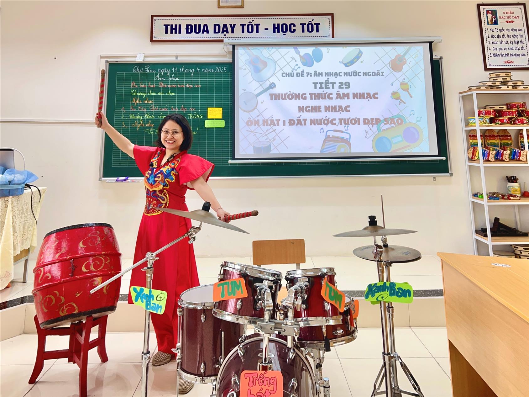 Hành trình khám phá âm nhạc của cô và trò trường Tiểu học Kim Đồng