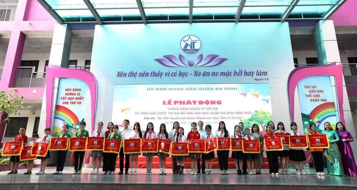 Những đại sứ văn hoá đọc Trường Tiểu học Kim Đồng lan toả tình yêu với sách