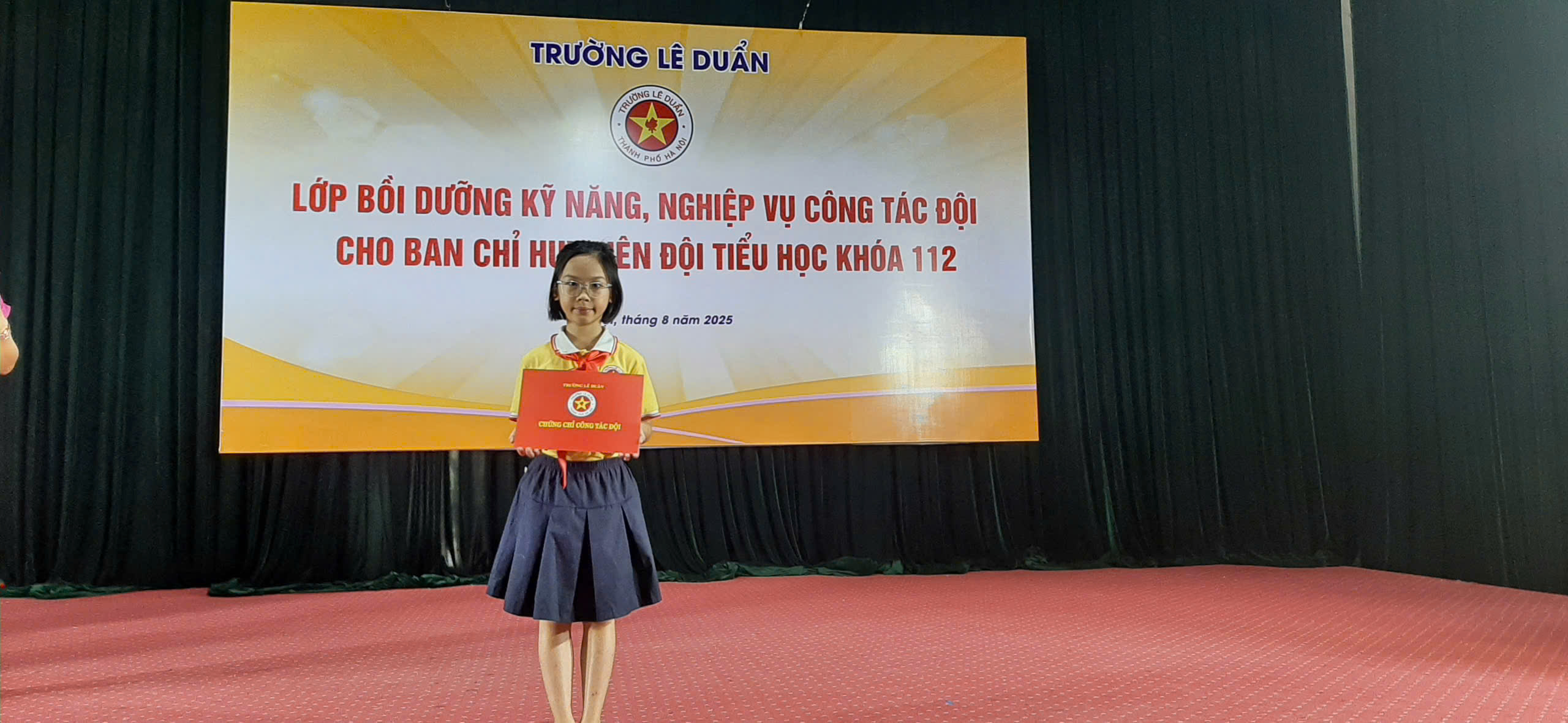 Liên đội Trường Tiểu học Kim Đồng tham gia Lớp bồi dưỡng kỹ năng, nghiệp vụ công tác Đội khóa 112