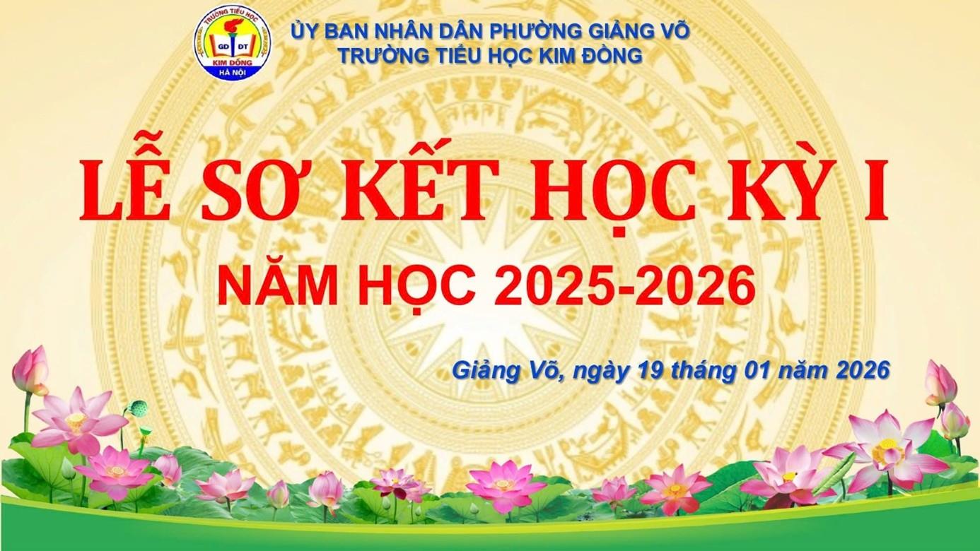 Lễ sơ kết học kỳ I năm học 2025-2026: Viết tiếp hành trình tri thức và yêu thương