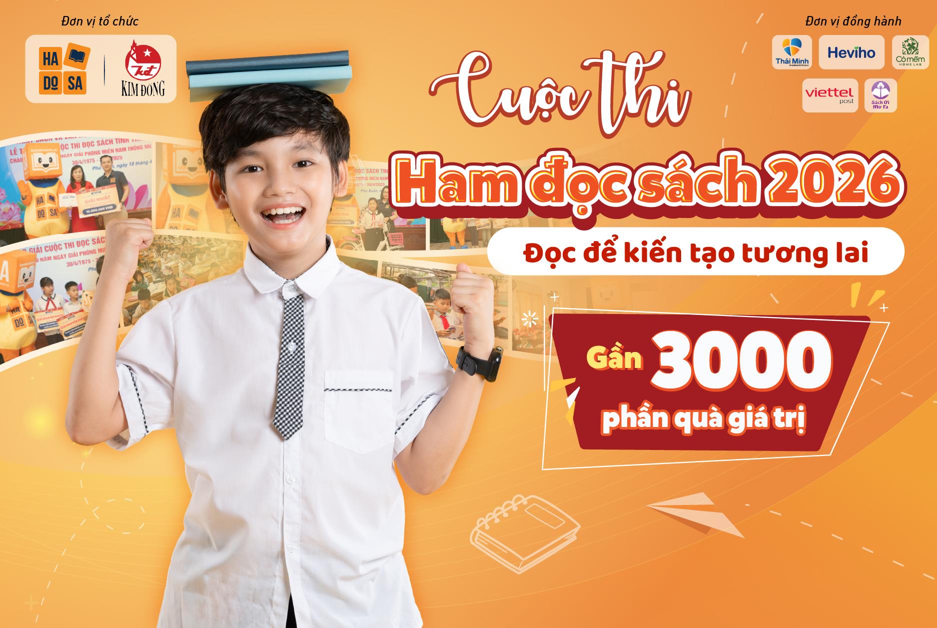 Trường Tiểu học Kim Đồng phát động cuộc thi Ham đọc sách năm 2026 – HEVIHO