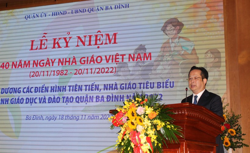 Quận Ba Đình (Hà Nội) tuyên dương điển hình tiên tiến, nhà giáo tiêu biểu ảnh 3