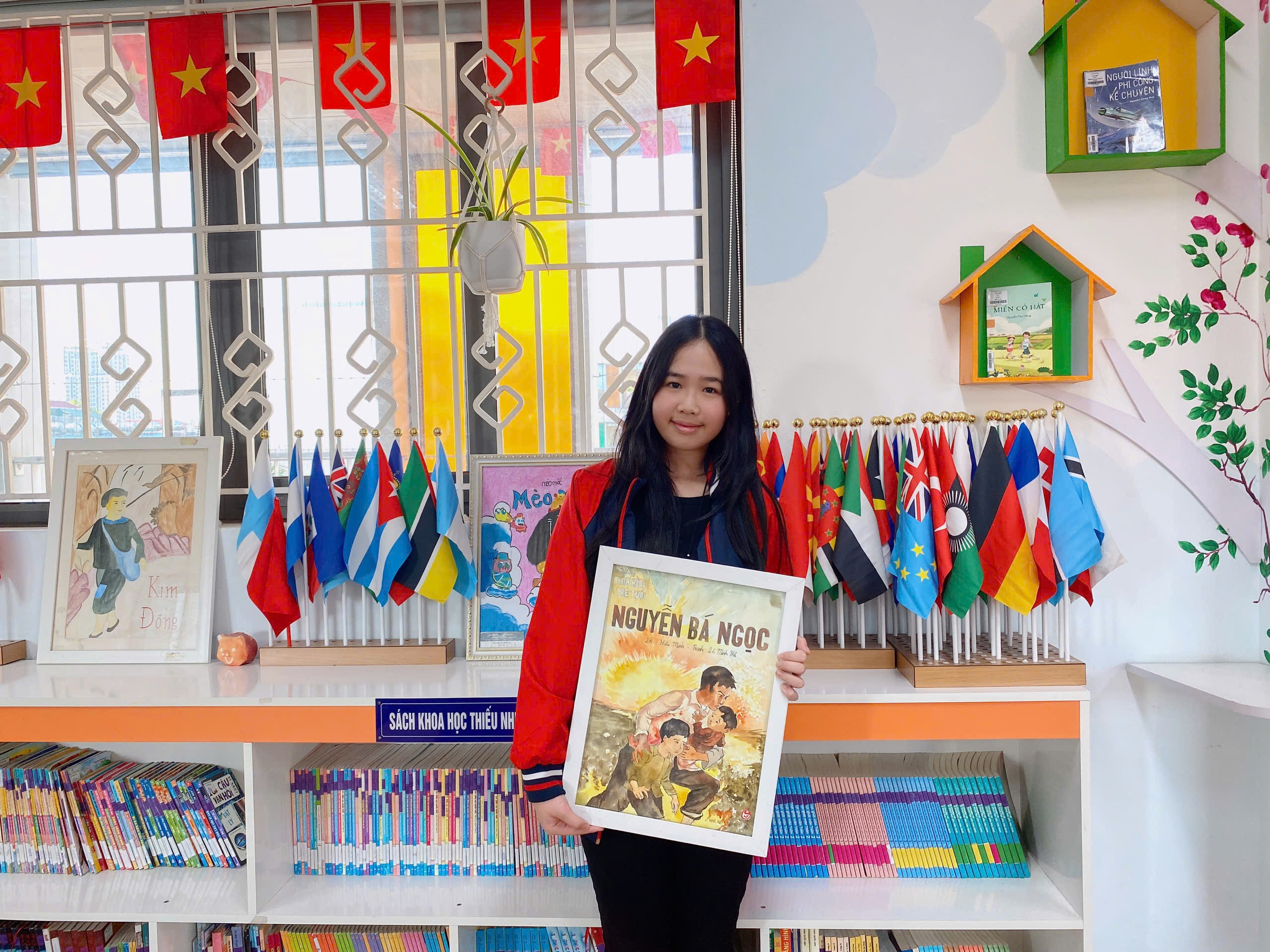 A person holding a poster in front of a store
AI-generated content may be incorrect.