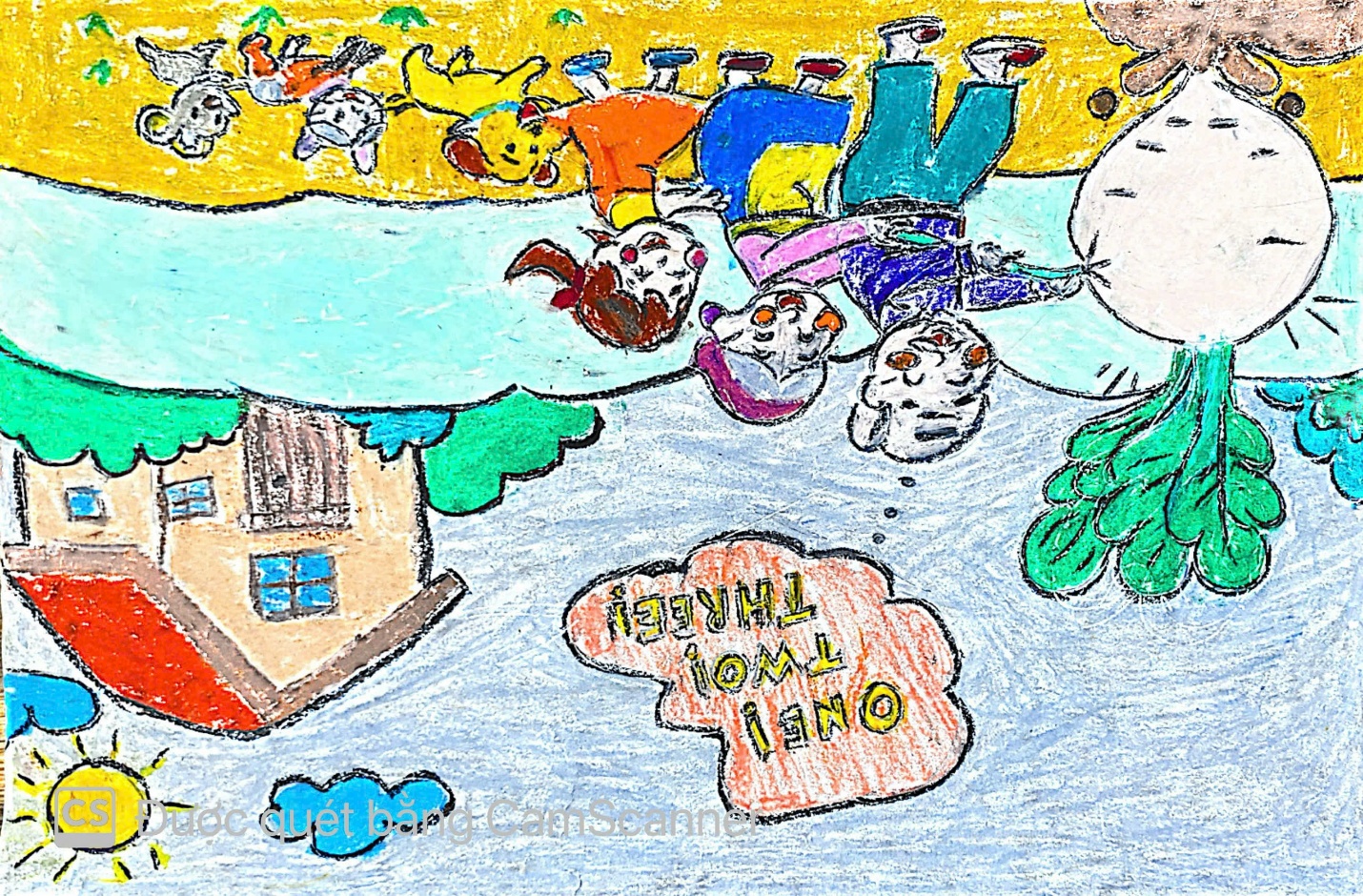 A drawing of a group of people
Description automatically generated