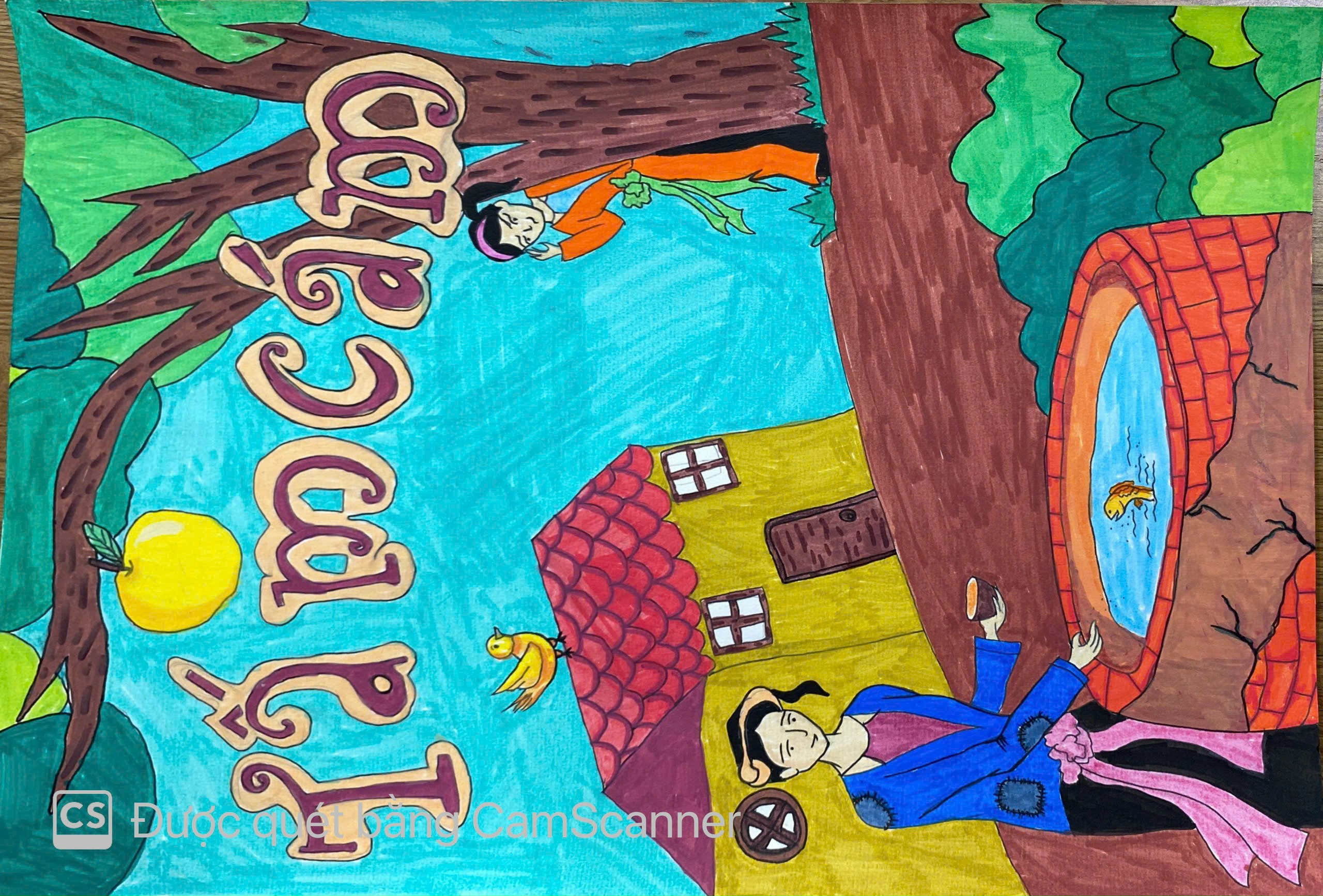 A drawing of a child's drawing
Description automatically generated