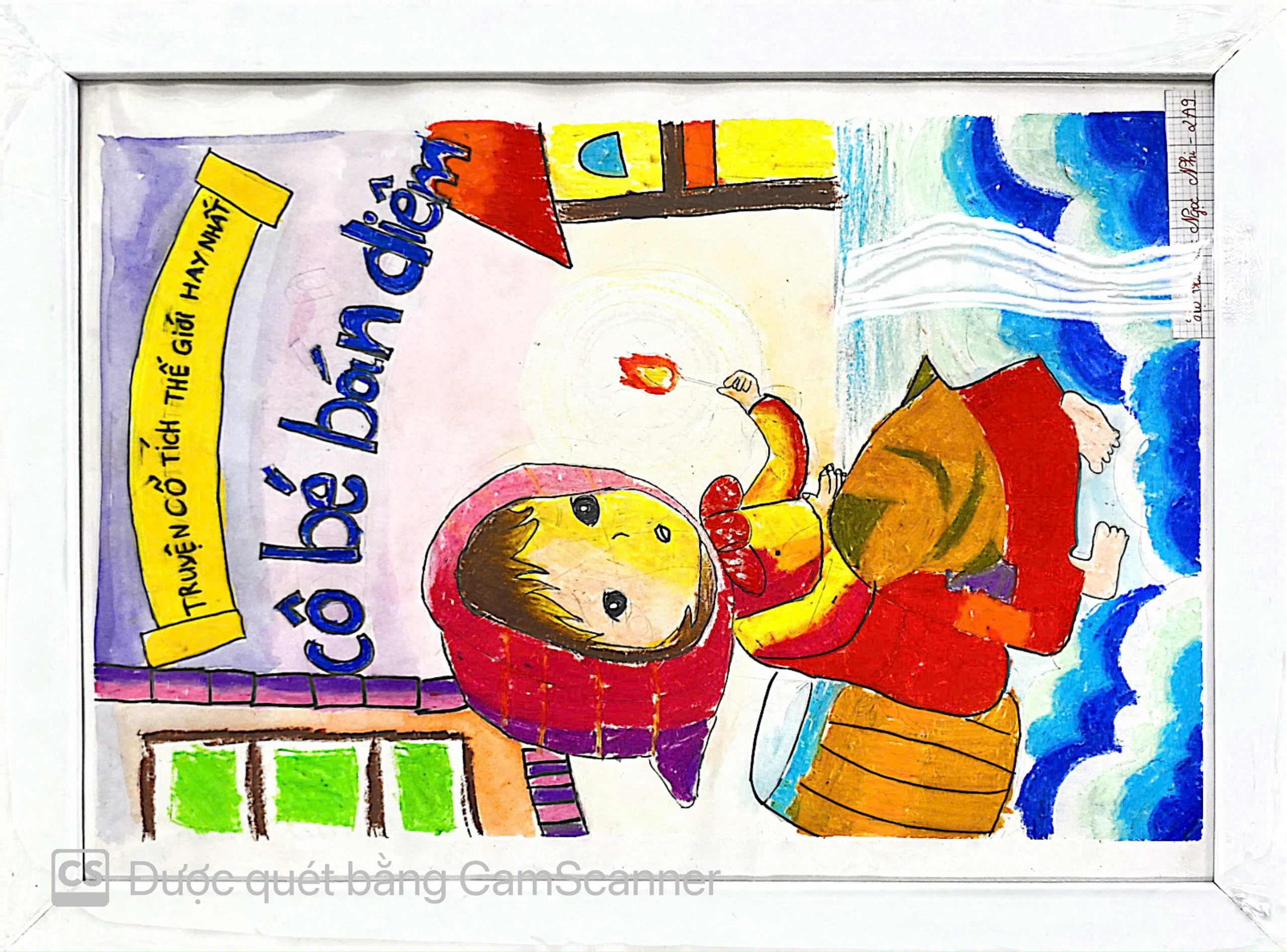 A child drawing on a book cover
Description automatically generated