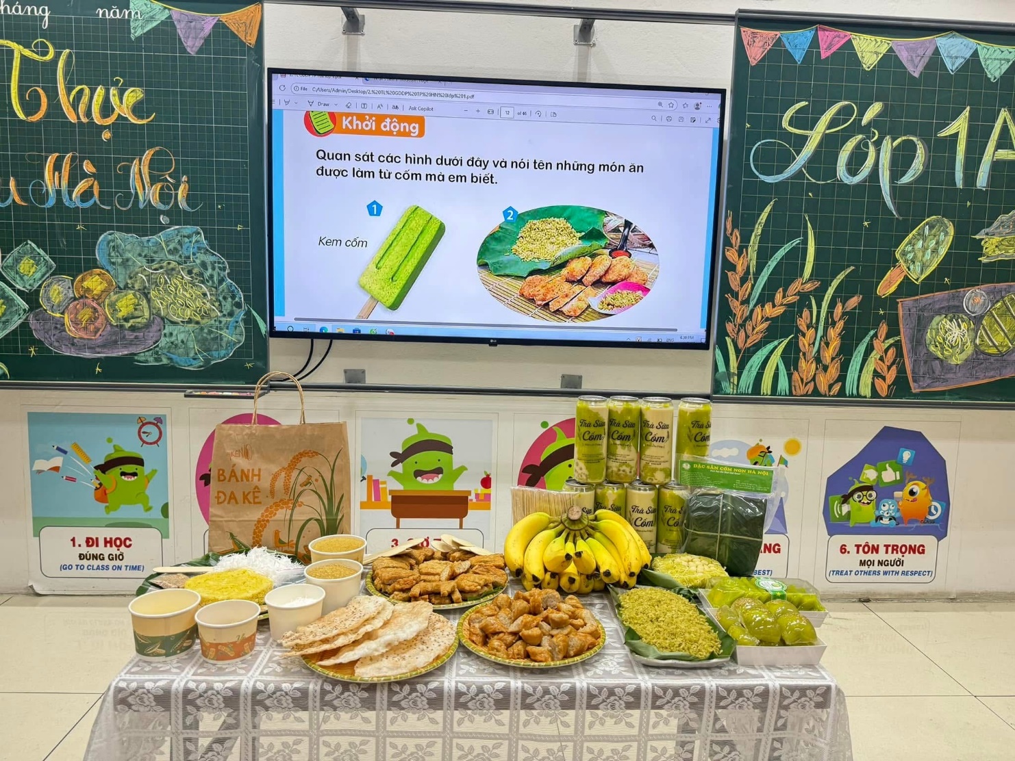 A table with food on it

AI-generated content may be incorrect.