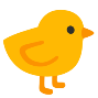 Gà con Biểu tượng cảm xúc 🐤