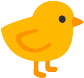 Gà con Biểu tượng cảm xúc 🐤