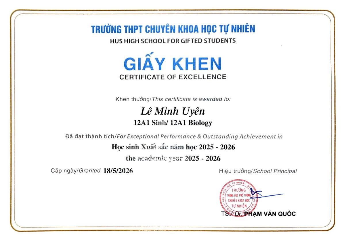 A certificate of excellence with blue text and black text

Description automatically generated